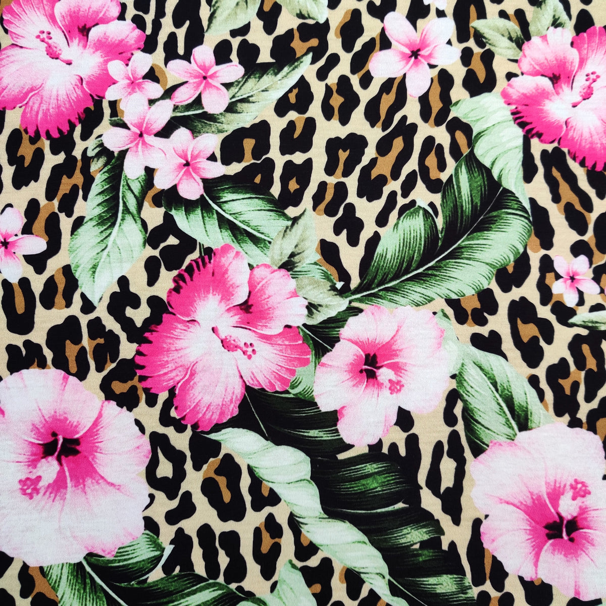 Floral leopard print sale