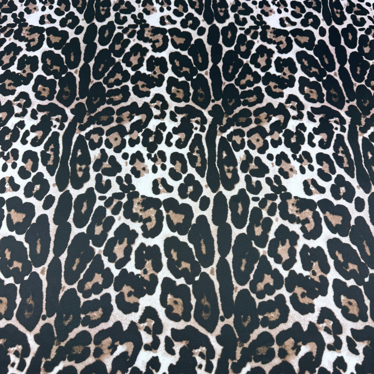 FS1251 Leopard Skin Animal Print Scuba Stretch Knit Fabric