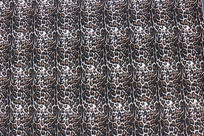 FS1251 Leopard Skin Animal Print Scuba Stretch Knit Fabric