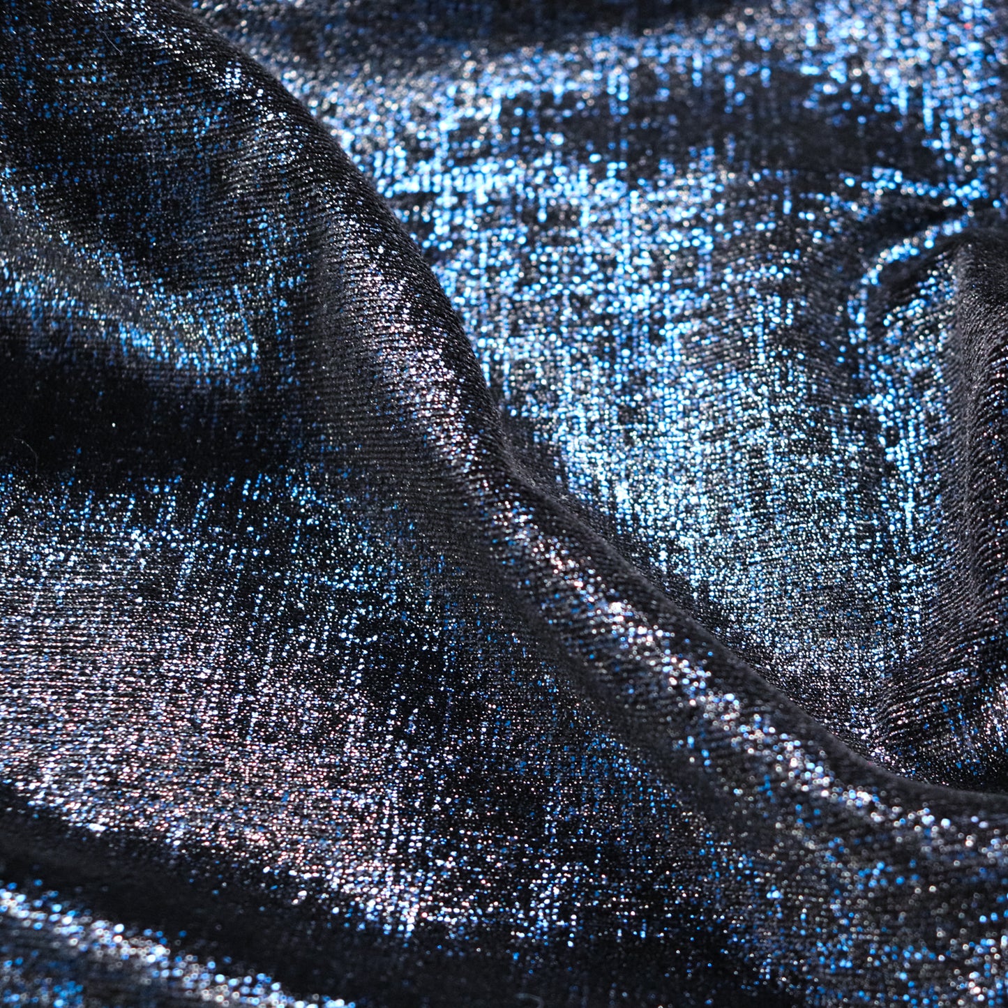 Blue Foil Velvet