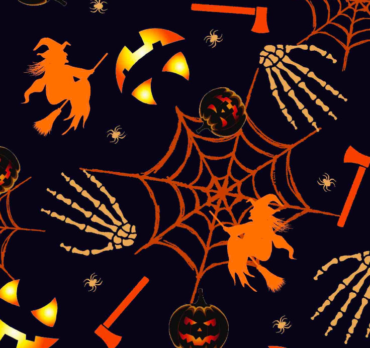 FS5111 Haunted spiderweb Halloween Design