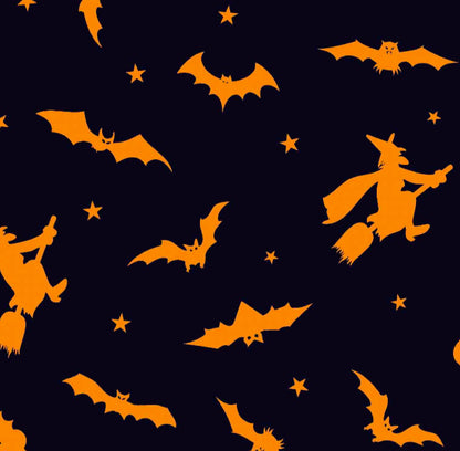 FS5126 Bats Witches Halloween Design