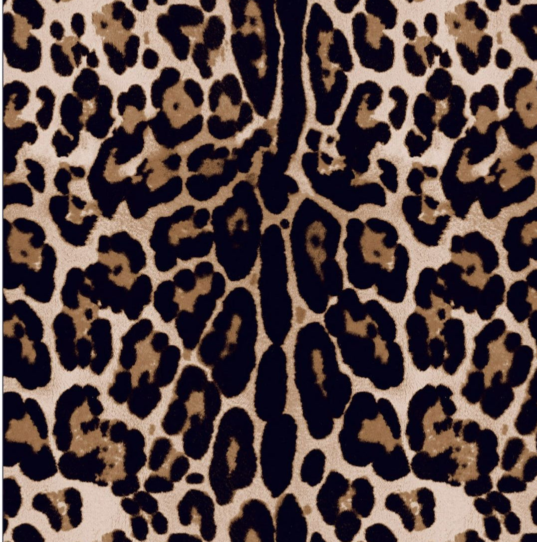 FS1251 Leopard Skin Animal Print Scuba Stretch Knit Fabric