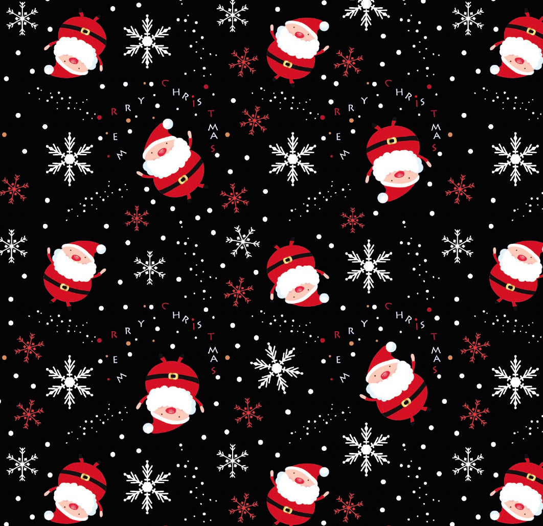 FS5012 Santa Snowflakes Christmas Design