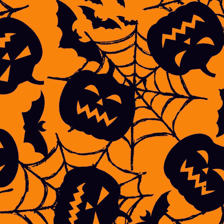 FS5108 Pumpkin spiderweb Halloween Design