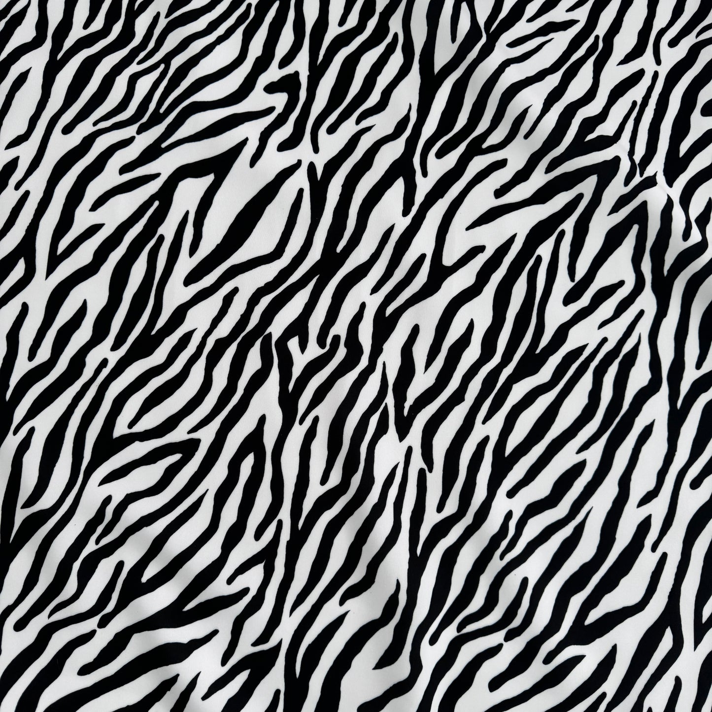 FS1226 Zebra Scuba Stretch Knit Stretch Fabric