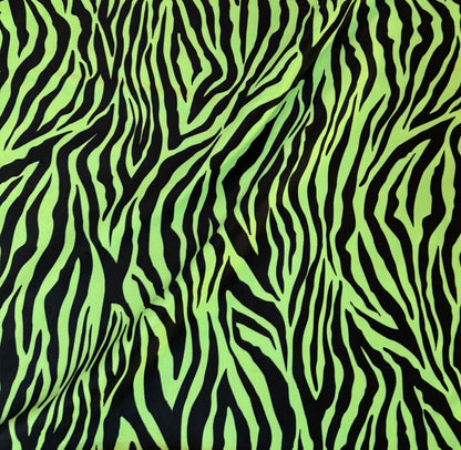 FS1226 Zebra Scuba Stretch Knit Stretch Fabric