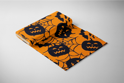 FS5108 Pumpkin spiderweb Halloween Design