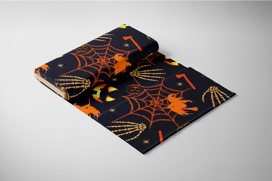 FS5111 Haunted spiderweb Halloween Design