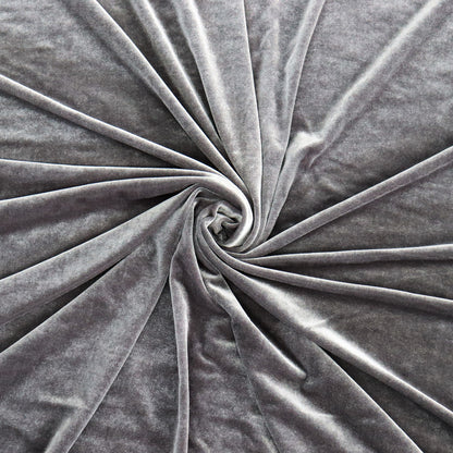 Plain Luxury Soft Velvet Stretch Fabric (FS143)