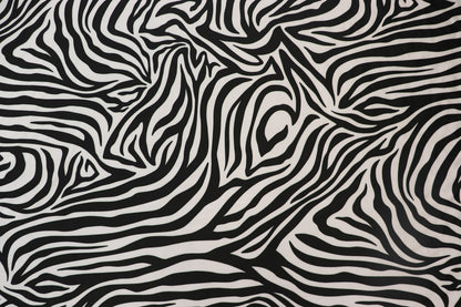 Monochrome Zebra Spandex