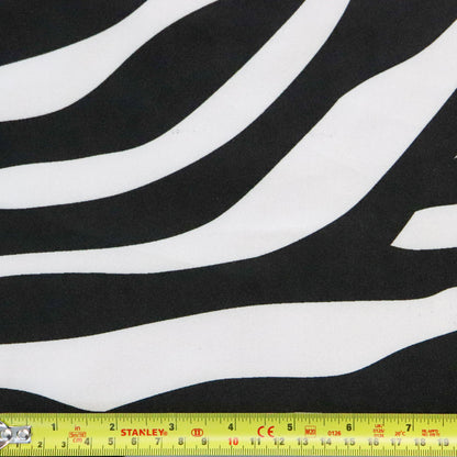 Monochrome Zebra Spandex