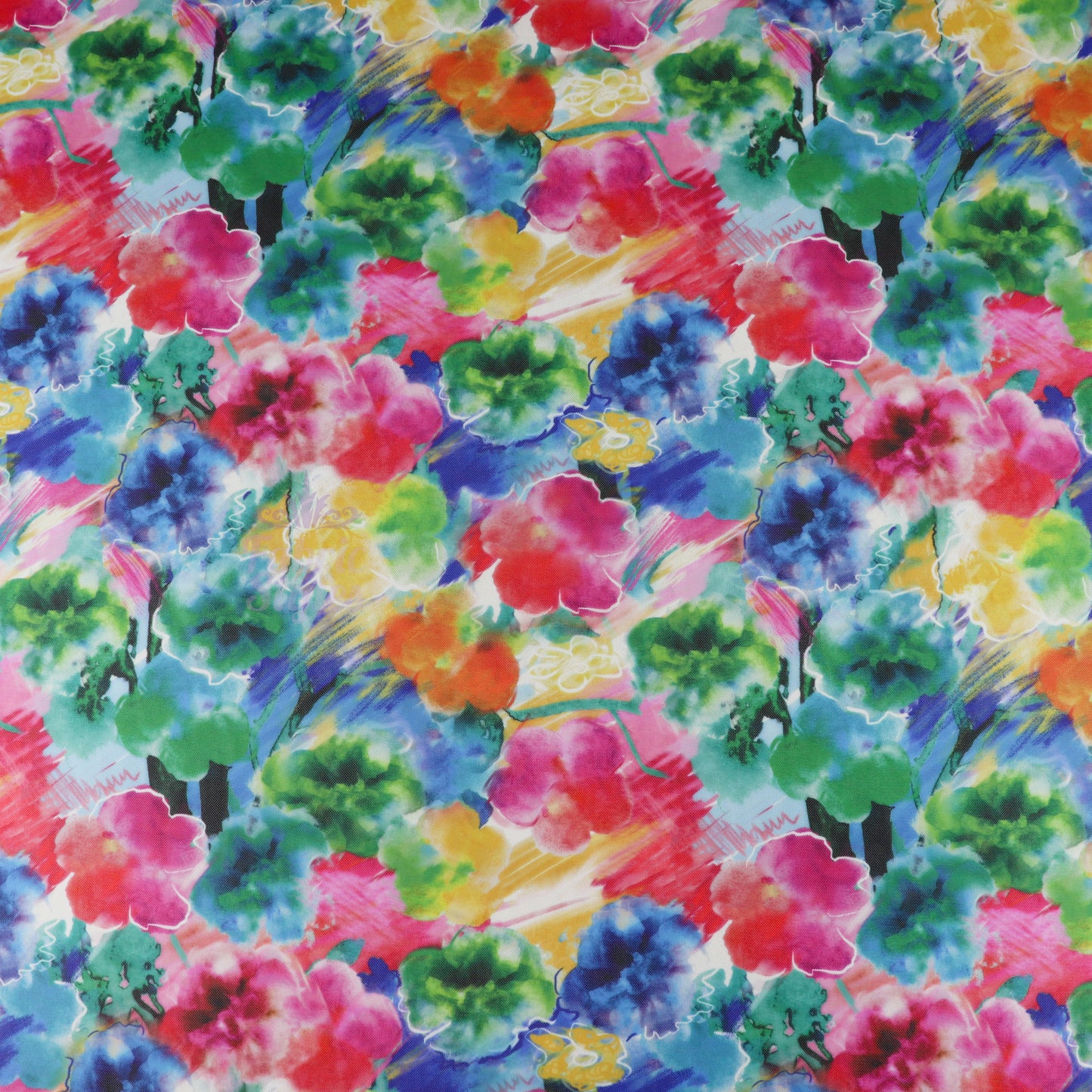 Watercolour Petal Dance Power Mesh