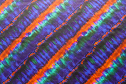 FS1213 Ink Burst Tie Dye Print Scuba Stretch Knit Fabric | Fabric | Black, Blue, Colourful, drape, Fabric, fashion fabric, flames, Green, New, Nude, Orange, paint, paint strokes, Purple, Scuba, sewing, Stretchy, tie dye | Fabric Styles