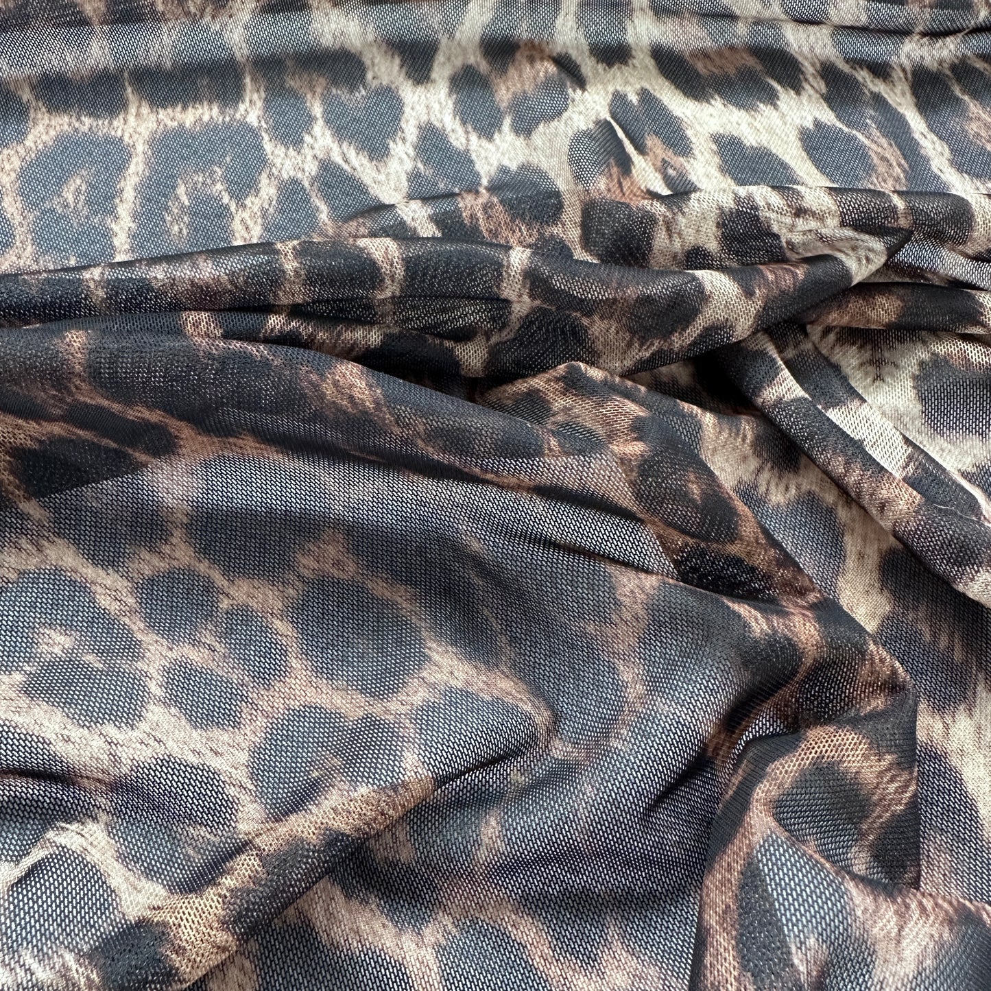 FS005 Leopard Print | Jersey Powermesh Fabric | Fabric | Animal, Beach, Beach Cover, Fabric, Leopard, Leopard Mesh, Mesh, new, Powermesh, Sale, Stretch | Fabric Styles