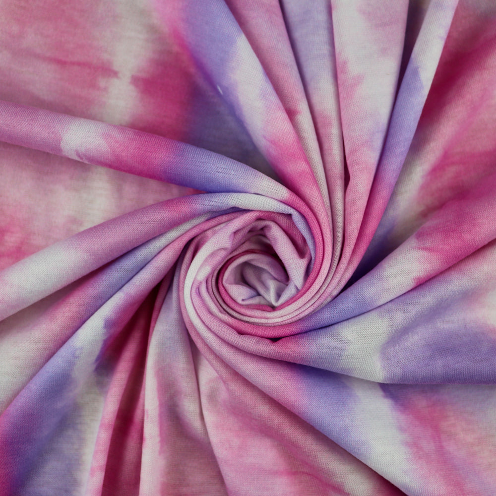 FS705 Pink Tie Dye | Fabric | Camo, Camouflage, children, drape, elastane, Fabric, fashion fabric, jersey, kid, kids, limited, making, mono chrome, Pink, Polyester, sale, sewing, Spun Polyester, stretch, Stretchy, Tie Dye | Fabric Styles