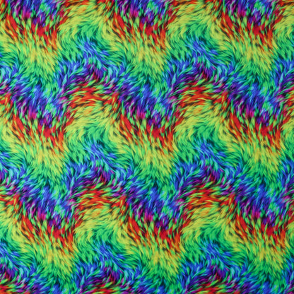 FS1022 Dragon Fur Cotton Fabric Rainbow | Fabric | animal, Blue flames, children, Cotton, dragon fur, drape, Fabric, fashion fabric, Flame, Fur, Kids, Lightning, making, Rainbow, sewing, Skirt, Tie Dye | Fabric Styles