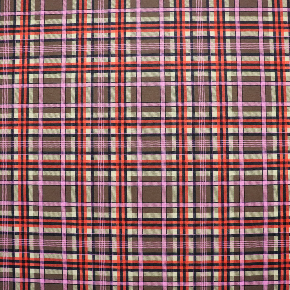 (28C) Red Tartan Jersey Fabric | Fabric | Fabric, limited, new, Sale, tartan | Fabric Styles