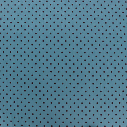 (46C) Teal Polka Dots Soft Touch Fabric | Fabric | blue, Fabric, limited, new, polka dots, Sale, soft touch, teal | Fabric Styles