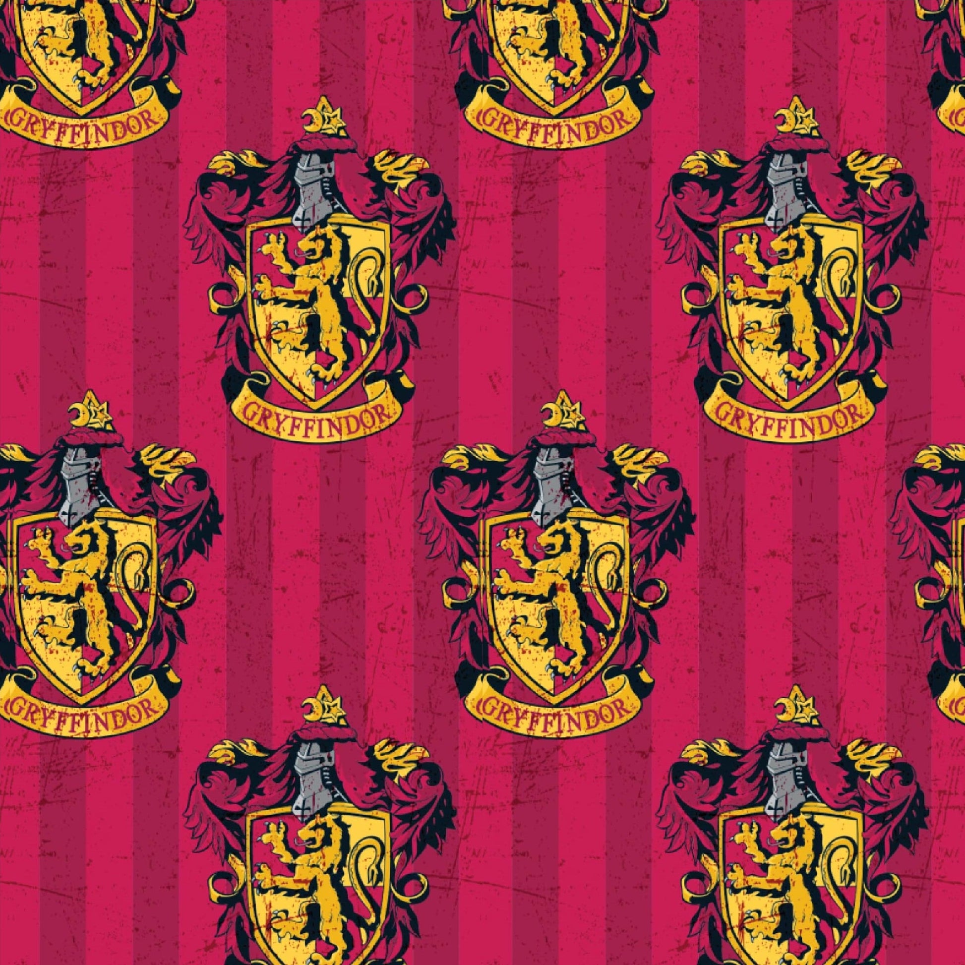 FS635_4 Harry Potter Gryffindor | Fabric | Children, Cotton, Fabric, FS635, Gryffindor, Harry Potter, Red | Fabric Styles