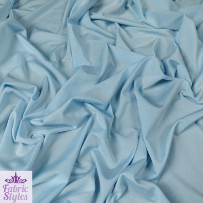 FS115 Solid Plain Soft Touch Fabric Silky Stretch Knit Fabric - More Than 15 Colours | Fabric | Baby blue, Baby Pink, Black, Bridal, drape, Fabric, fashion fabric, Grey, making, Mink, Optic, plain, Red, sewing, Silver, Soft Touch, Wedding, White, Wine | Fabric Styles