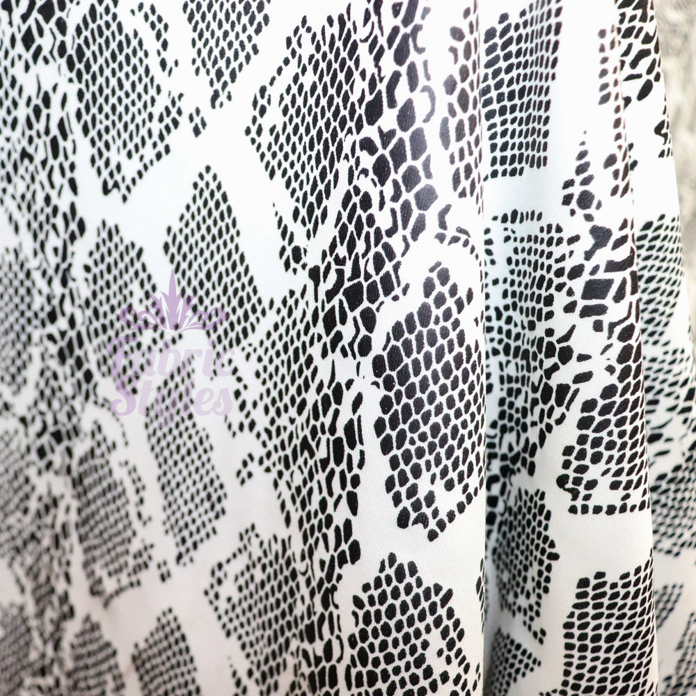 FS942 Snake Scuba | Fabric | Animal, Dalmatian, drape, Fabric, fashion fabric, Scuba, sewing, Snake, Stretchy | Fabric Styles