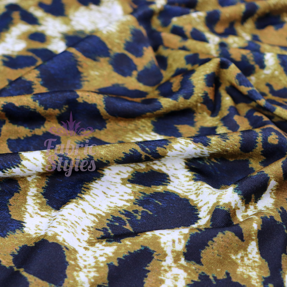 FS700 Leopard | Fabric | Activewear, Animal, Brown, drape, Fabric, fashion, fashion fabric, Leopard, polyester, Sale, sportswear, stretch, Stretchy, Swim, Swimming, Swimwear | Fabric Styles