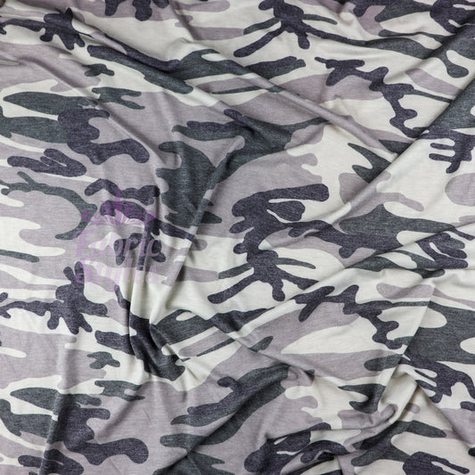 FS1044 Camouflage Print Spun Polyester Jersey Knit Stretch Fabric Green | Fabric | Camo, Camoflauge, Camouflage, Fabric, green, Sale, Spun Polyester | Fabric Styles