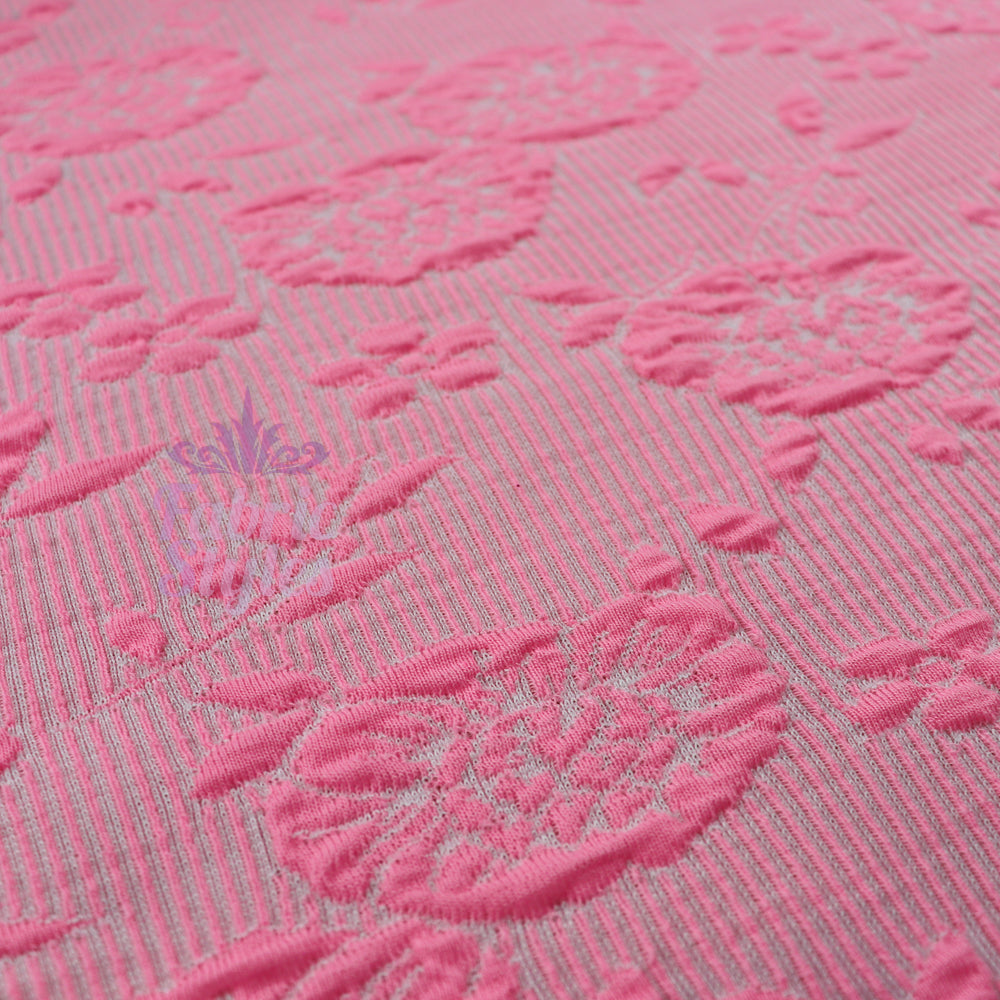 FS943 Pink Stretch Knit Fabric | Fabric | blue, broom, Children, drape, elastane, Fabric, fashion fabric, Floral, Flower, jersey, Kids, Knit, Knitwear, Loungewear, making, Pink, Polyester, Potions, Potter, sale, sewing, Skirt, Stretchy | Fabric Styles