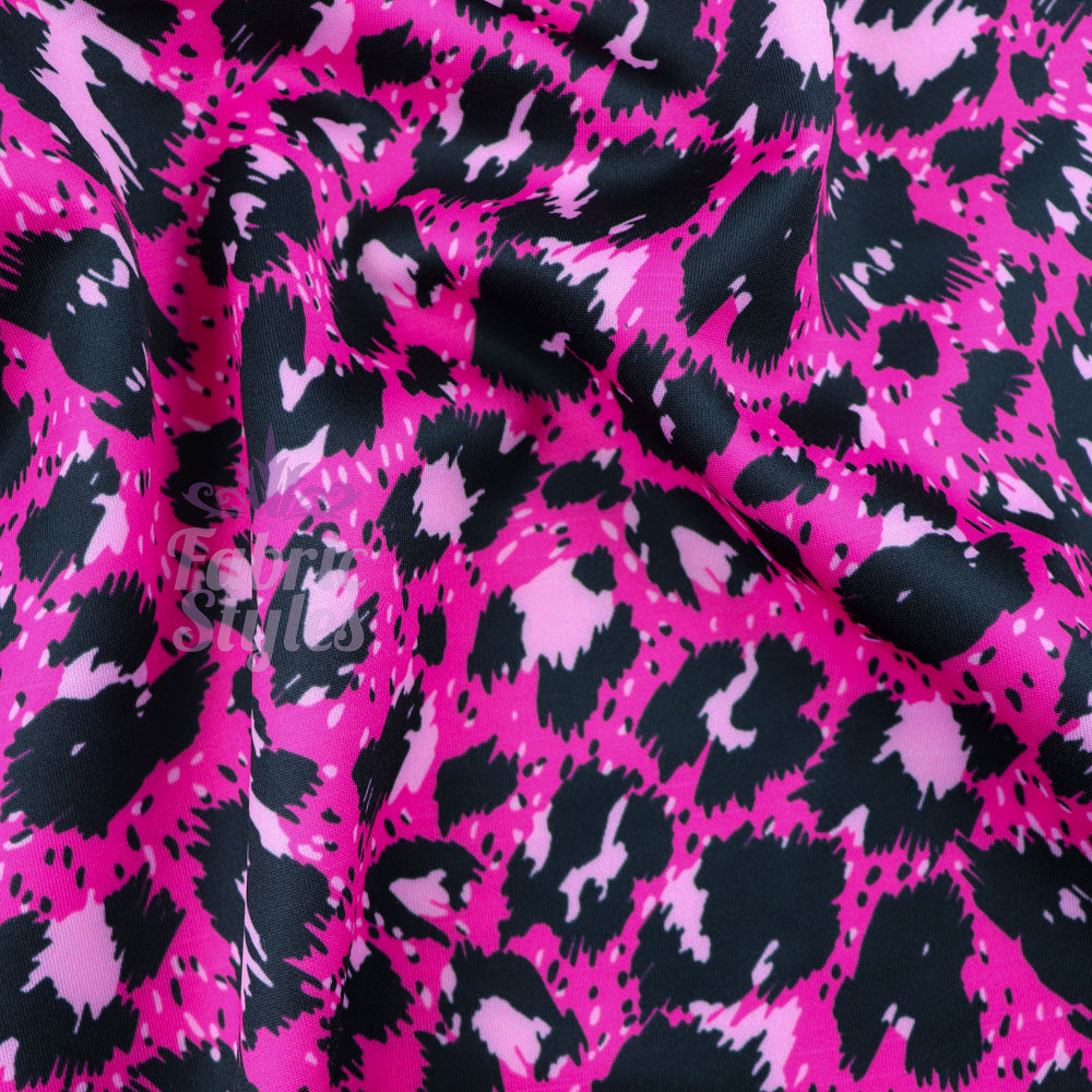 FS456 Paint Stroke Leopard | Fabric | Animal, drape, Fabric, fashion fabric, FS456, Leopard, Scuba, sewing, Stretchy | Fabric Styles