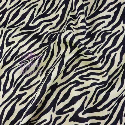 FS967 Zebra Colours | Fabric | Animal, Black, drape, Fabric, fashion fabric, Scuba, sewing, Stretchy, White, Zebra | Fabric Styles