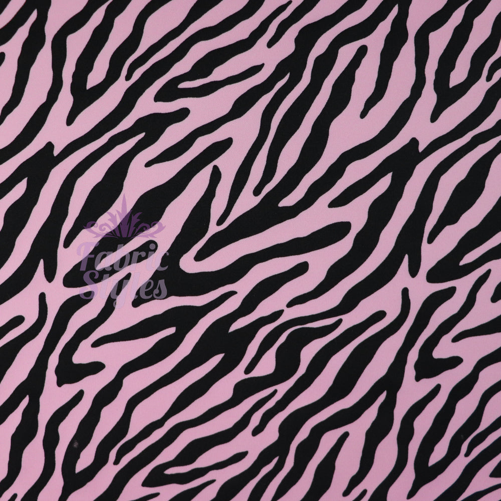 FS967 Zebra Colours | Fabric | Animal, Black, drape, Fabric, fashion fabric, Scuba, sewing, Stretchy, White, Zebra | Fabric Styles