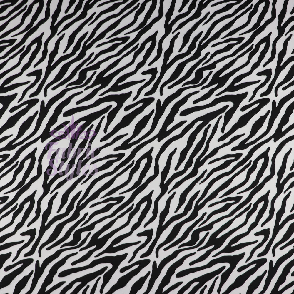 FS967 Zebra Colours | Fabric | Animal, Black, drape, Fabric, fashion fabric, Scuba, sewing, Stretchy, White, Zebra | Fabric Styles