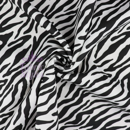 FS967 Zebra Colours | Fabric | Animal, Black, drape, Fabric, fashion fabric, Scuba, sewing, Stretchy, White, Zebra | Fabric Styles