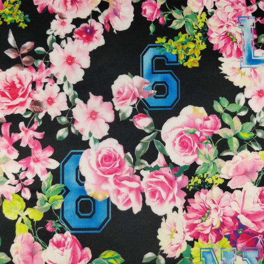 FS144_2 Floral New York Print | Fabric Styles