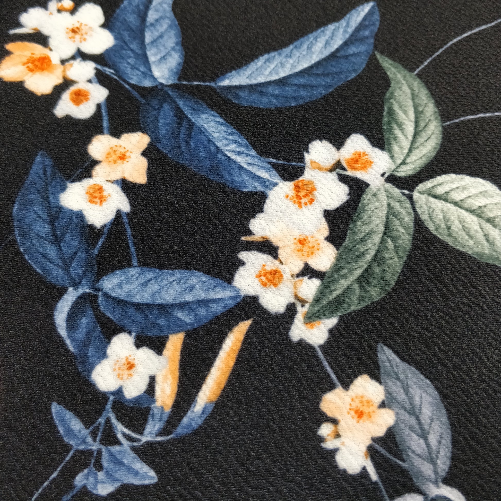 FS194 Orange Tulip | Fabric | black, drape, Dress Fabric, Dress making, Dressmaking Fabric, Fabric, fashion fabric, Floral, Flower, FS194, limited, Liverpool, making, Orange, Pink, Purple, Sale, sewing, Summer, Waffle, White, Yellow | Fabric Styles