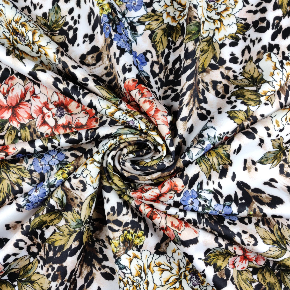 FS364 Leopard Floral – Fabric Styles