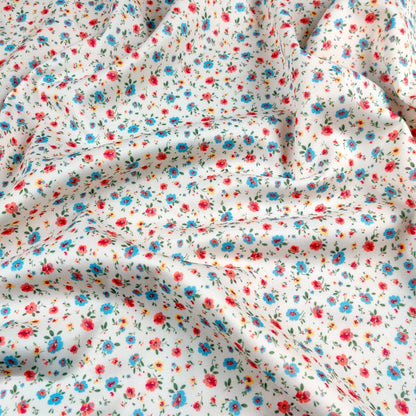 FS477 Ditsy Floral | Fabric | drape, Fabric, fashion fabric, Floral, Flower, Nude, Scuba, sewing, Stretchy | Fabric Styles