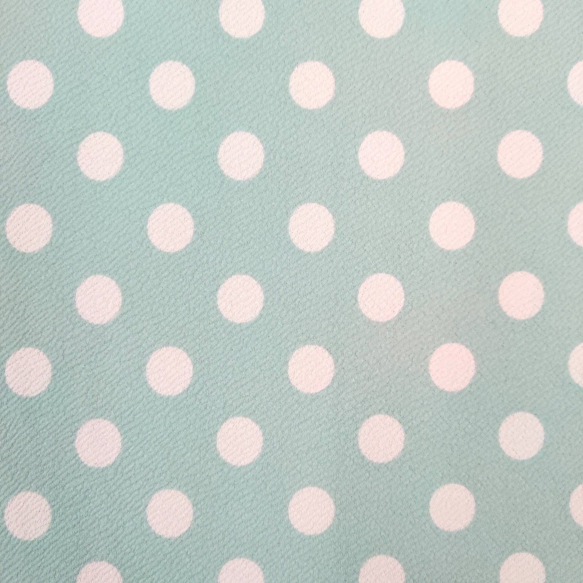 FS549 Mint Polka Dot Bubble Crepe Fabric | Fabric | Bubble Crepe, drape, Fabric, fashion fabric, Green, Mint, Polka Dots, SALE, sewing, Spots | Fabric Styles