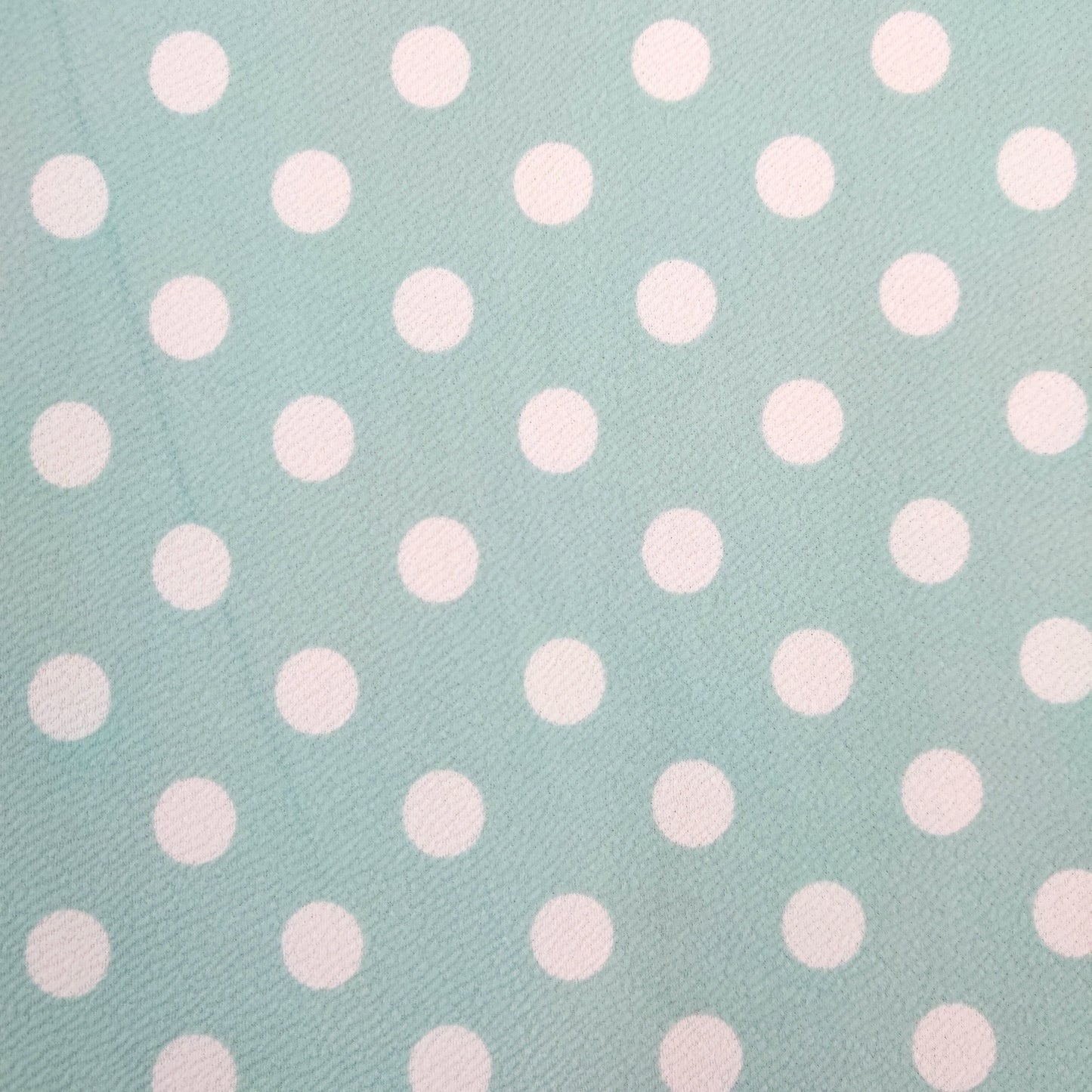 FS549 Mint Polka Dot Bubble Crepe Fabric | Fabric | Bubble Crepe, drape, Fabric, fashion fabric, Green, Mint, Polka Dots, SALE, sewing, Spots | Fabric Styles