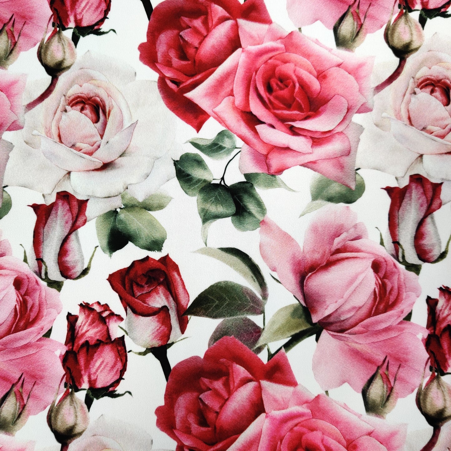 FS433 Rose World | Fabric | drape, Fabric, fashion fabric, Floral, Flower, Rose, Roses, Scuba, sewing, Stretchy | Fabric Styles