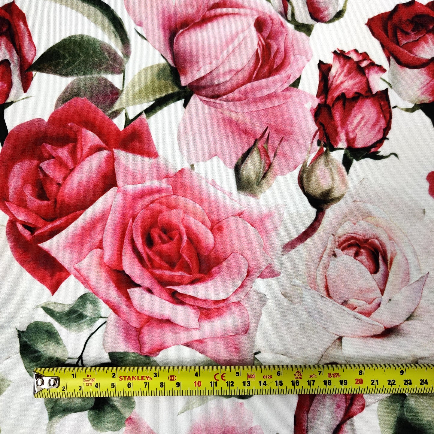 FS433 Rose World | Fabric | drape, Fabric, fashion fabric, Floral, Flower, Rose, Roses, Scuba, sewing, Stretchy | Fabric Styles