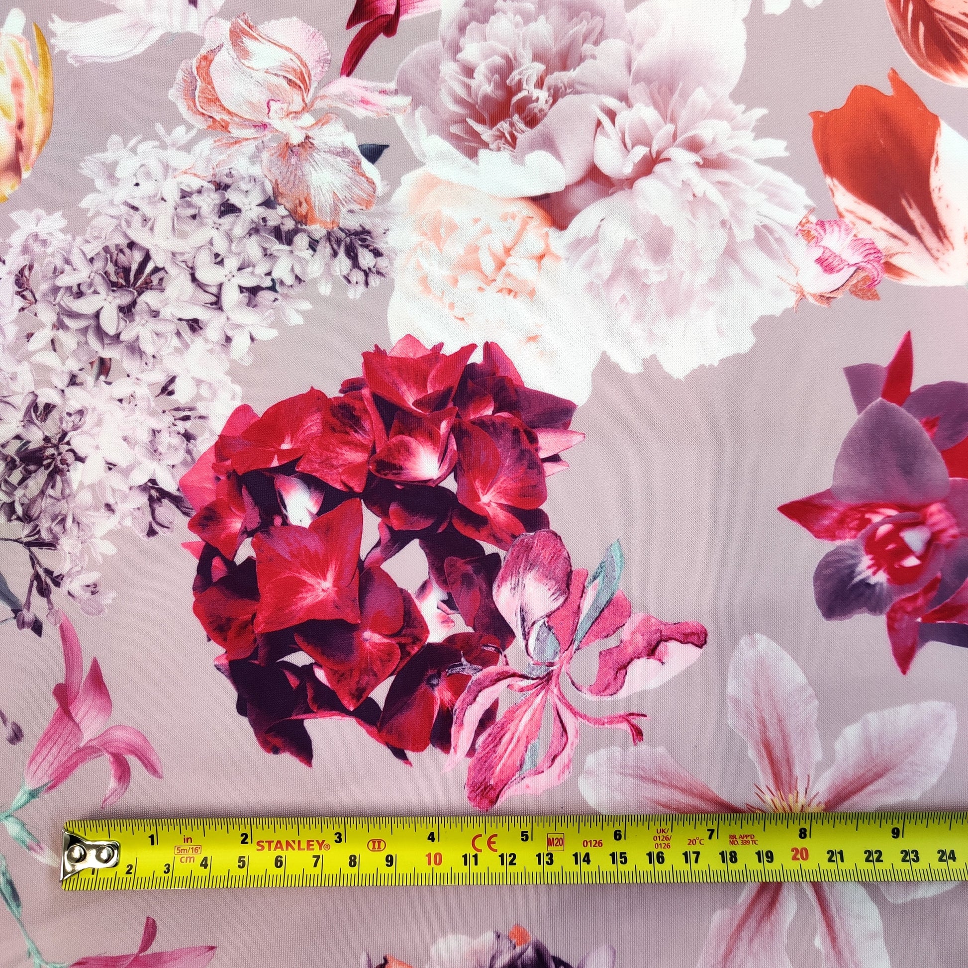 FS537 Lilac Floral | Fabric | drape, Eagle, Fabric, fashion fabric, Floral, Flower, Scuba, sewing, Stretchy | Fabric Styles