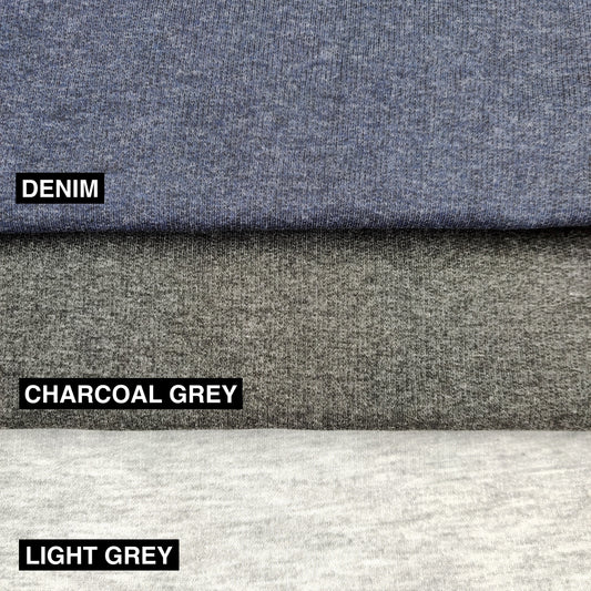 FS583_1 Loopback Leisurewear | Fabric | Denim, drape, elastane, Fabric, fashion fabric, Grey, jersey, Leisurewear, Light Grey, Loop, loop back, Loopback, Loungewear, making, Plain, Polyester, sewing, Skirt, sports, Stretchy, Sweatshirt | Fabric Styles