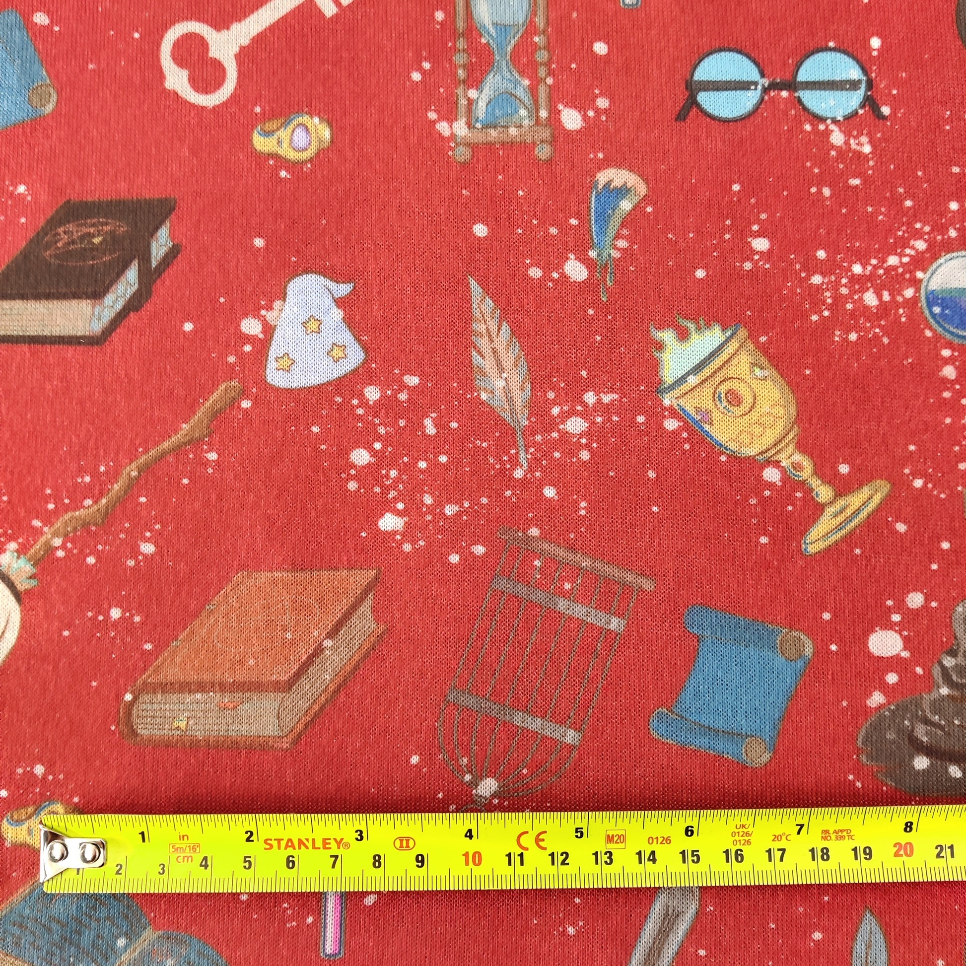 FS707 Mystery Potions Jersey Knitwear Stretch Fabric Blue Black Red | Fabric | blue, broom, Children, drape, elastane, Fabric, fashion fabric, FS707_1, FS707_2, FS707_3, Halloween, Harry, Harry Potter, jersey, Kids, Knit, Knitwear, Loungewear, making, Pink, Polyester, Potions, Potter, Red, Sale, sewing, Skirt, Stretchy | Fabric Styles