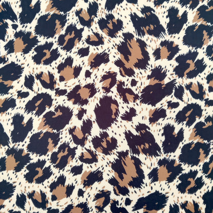 FS456 Paint Stroke Leopard | Fabric | Animal, drape, Fabric, fashion fabric, FS456, Leopard, Scuba, sewing, Stretchy | Fabric Styles