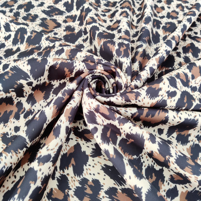 FS456 Paint Stroke Leopard | Fabric | Animal, drape, Fabric, fashion fabric, FS456, Leopard, Scuba, sewing, Stretchy | Fabric Styles