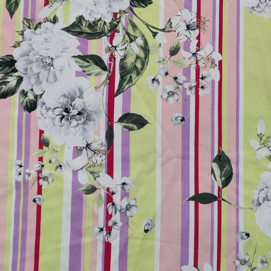 33B - Stripe Floral | Fabric, Limited, ltdoct20, SALE | Fabric Styles