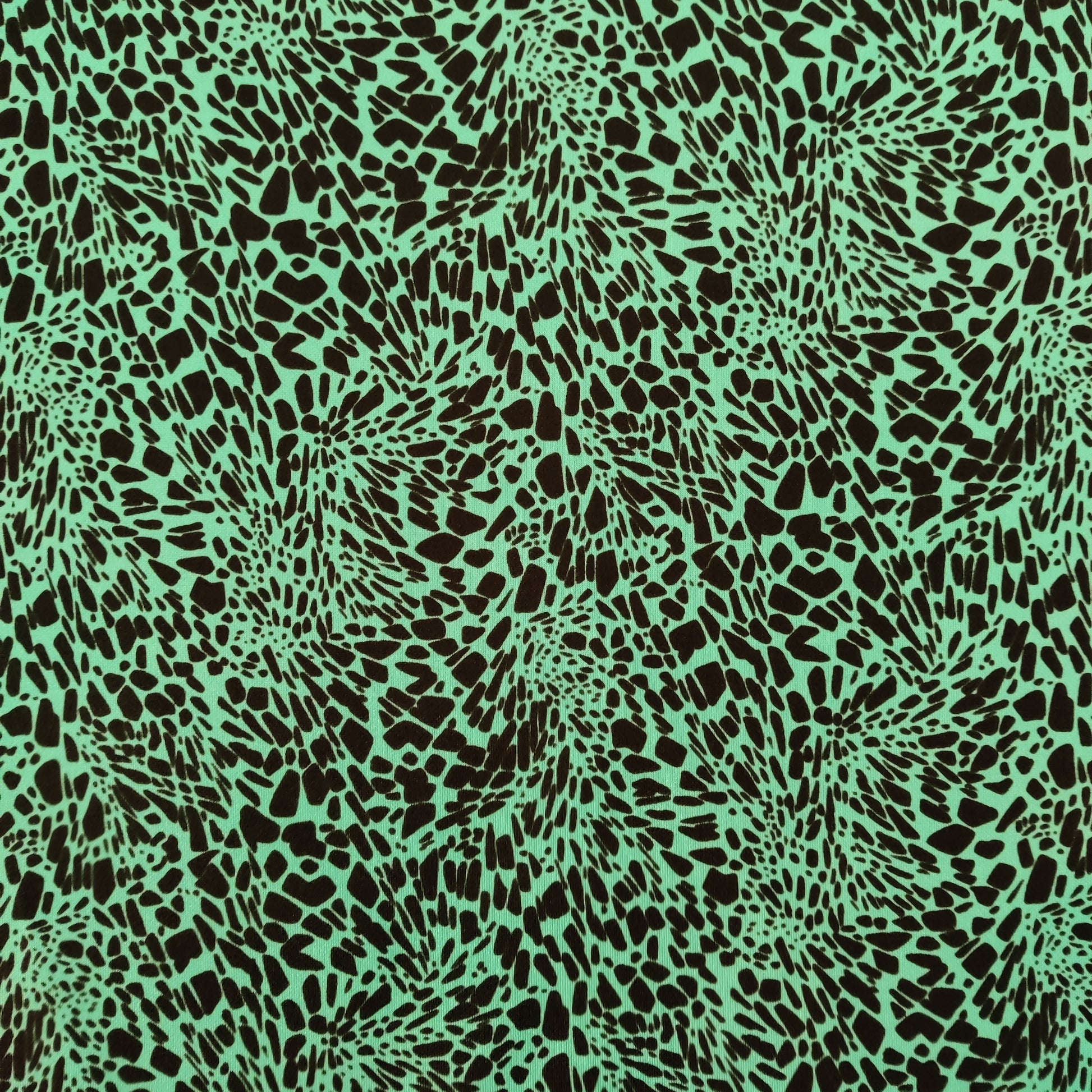 FS845_1 Leopard Animal | Fabric | animal, drape, Fabric, fashion fabric, green, Leopard, making, Sale, Scuba, sewing, spots, Stretchy | Fabric Styles