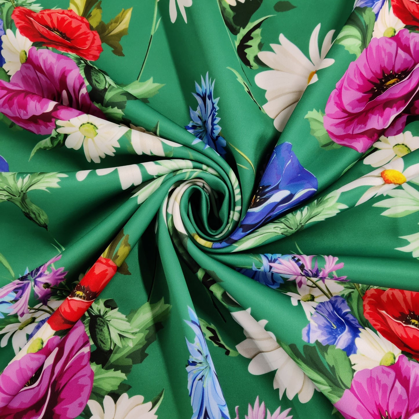 FS820 Floral | Fabric | drape, elastane, Fabric, fashion fabric, Floral, Flower, jersey, making, Polyester, Purple, Scuba, sewing, Skirt, stretch, Stretchy | Fabric Styles